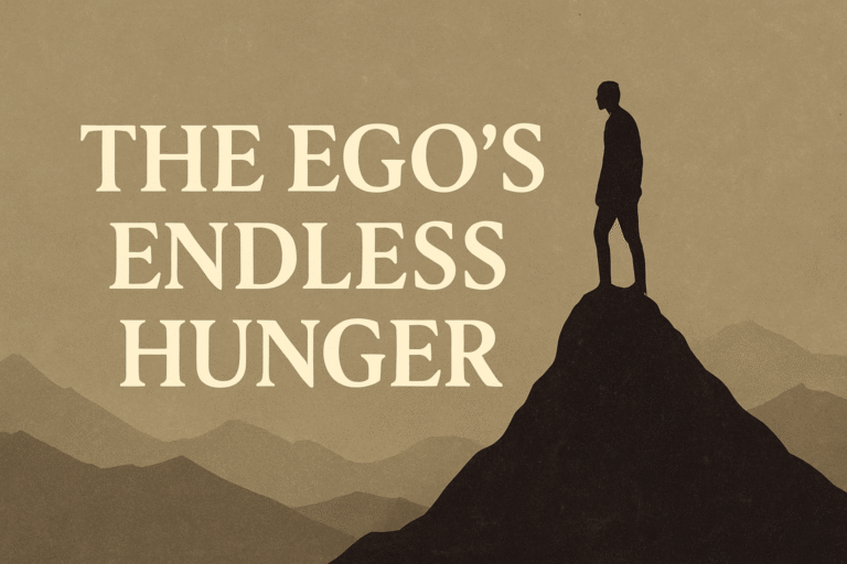 The Ego’s Endless Hunger — and the Hurt It Brings